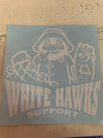 klistermærke i hvid